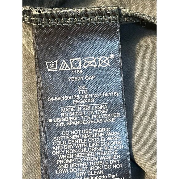 Yeezy x Gap Engineered by Balenciaga Long Sleeve Second Skin Top Green 2X Womens - Picture 4 of 6